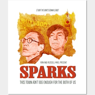 Sparks This Town Ain't Big Enough For the Both of Us Posters and Art